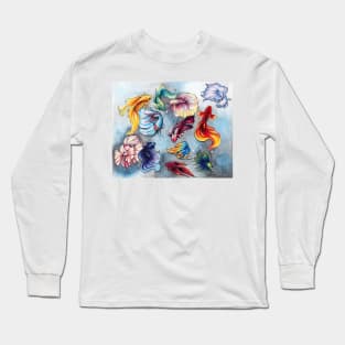 Betta Fish Long Sleeve T-Shirt